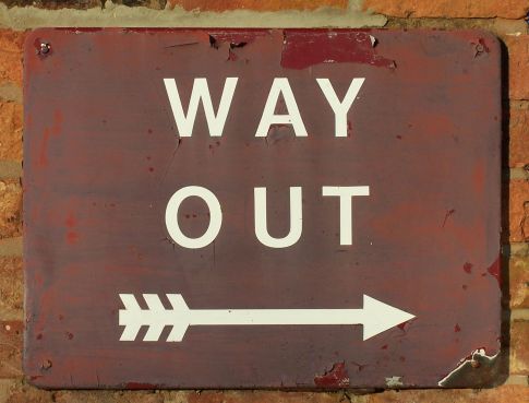 the way out